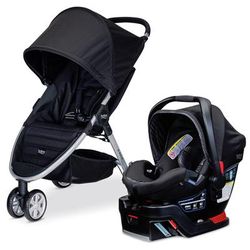 Britax B-Agile 3 & B-Safe 35 Elite Travel System - Domino