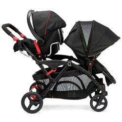 Contours Options Elite Tandem Stroller - Envy Green