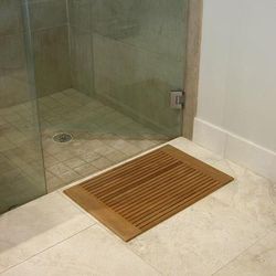 Pacifica Teak Wood Bath Mat