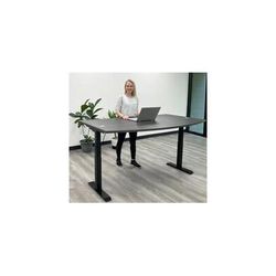71" x 41" Bow Front RaiseUp Electric Lift Height Adjustable Desk - See Other Sizes