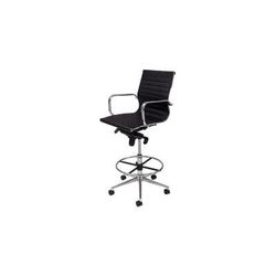 Modern Classic Office Stool w/23" - 32"H Seat Height