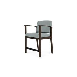 400 lb. Cap. Amherst Wood Frame Hip Chair in Upgrade Fabric or Healthcare Vinyl
