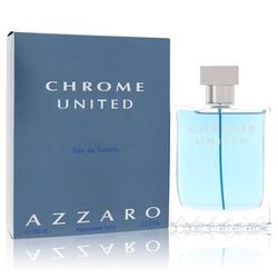 Chrome United For Men By Azzaro Eau De Toilette Spray 3.4 Oz