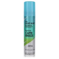 Designer Imposters Capri Breeze For Women By Parfums De Coeur Body Spray 2.5 Oz