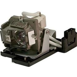 Jaspertronics™ OEM DE.5811100256 Lamp & Housing for Optoma Projectors with Osram bulb inside - 240 Day Warranty