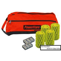 Powerflare 24-Pack PowerFlare Soft Pack Green LEDs Olive Drab Green Shell SP24-G-OD