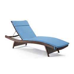 Set of 2 Balencia Chaise Cushions - Standard, Indigo - Frontgate