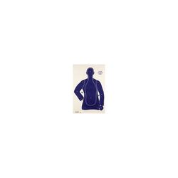 Champion Traps and Targets Blue Police Silhouette Target 100 Pack - 45759
