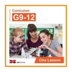 XYZprinting Grades 9-12 STEAM Curriculum One Lesson (Download) 3BBM1XUS06K