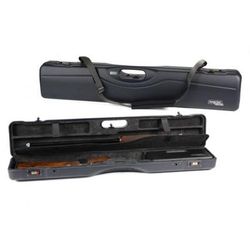 Negrini OU/SxS/Auto/Pump UNICASE Luxury Travel Shotgun Case Navy Blue/Grey Interior L37.50in x W7in x D5in 16406LR-UNI/5590
