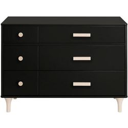 Babyletto Lolly 6-Drawer Dresser - Black / Natural