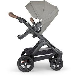 Stokke Trailz All-Terrain Stroller - Black/Brushed Grey