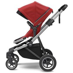 Thule Sleek Single-to-Double Stroller - Energy Red