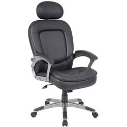 Boss Office Products B7101 Executive Pillow Top Chair w/ Headrest