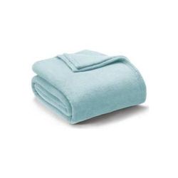 Madison Park Microlight Twin Blanket in Blue - Olliix BL51-0642