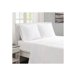 Sleep Philosophy Smart Cool Microfiber Full Sheet Set in White - Olliix SHET20-966