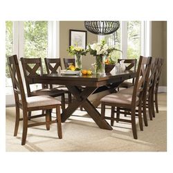 9-Pc Wd Kraven Dining Set - Powell 713-417M3