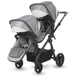 Silver Cross Coast Double Stroller - Limestone