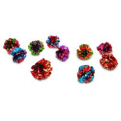 Mylar Balls Cat Toys, Pack of 10 Toys, Multi-Color
