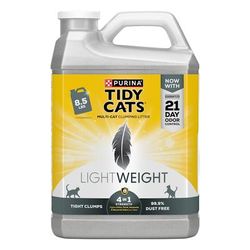 Light Weight 4-in-1 Strength Low Dust Clumping Cat Litter, 8.5 lbs.