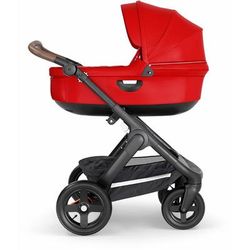 Stokke Trailz All-Terrain Stroller & Carrycot - Black/Red
