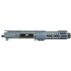 Grid Defense Complete Upper Receiver 9mm 9x19 Para 5.5 inch 4150 Light HBAR Barrel 1-10 Twist 7 inch Octagon M-LOK Rail Dimpled Flash Can Blue