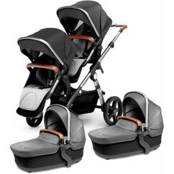 Silver Cross 2019 / 2020 Wave Twin Stroller - Granite