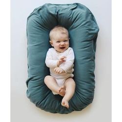 Snuggle Me Organic Lounger & Cover - Moss