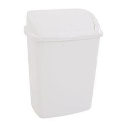 Poubelle 26l Blanc - Vepabins