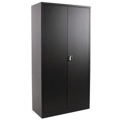 Armoire Pb 180x92x42 4 Tablettes Noir - Manutan Expert