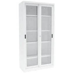 Armoire Mono P. Couliss Transp H2000xp450 Mm Gris L1000x - Manutan Expert