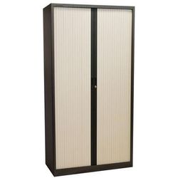 armoire à rideaux manutan 195x100x45 cm anthra/gris