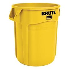 Conteneur Brute 76 L Avec Aération- Jaune - Rubbermaid