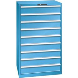 Armoire Bleu Clair 870x725x1450 Avec 9 Tir. 200kg - Lista