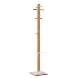 Porte Manteaux En Bois Massif Easycloth Modèle B Blanc - EasyCloth