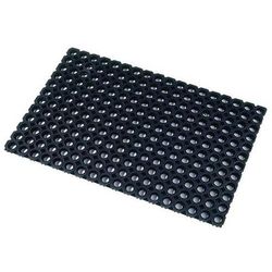 Tapis Caillebotis Noir 100 X 150 Cm - Floortex