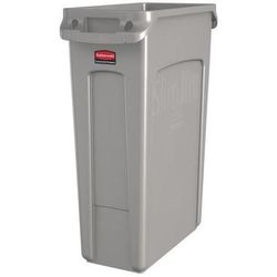 Collecteur Slim Jim Avec Conduits D'aération 87 L Beige - Rubbermaid
