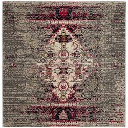"Monaco Collection 6'-7" X 9'-2" Rug in Brown And Multi - Safavieh MNC240B-6"