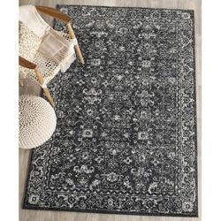 "Evoke Collection 2'-2" X 4' Rug in Silver And Ivory - Safavieh EVK256S-24"