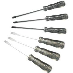 Jeu De 6 Tournevis A Frapper Acetate Fente Et Phillips - SAM