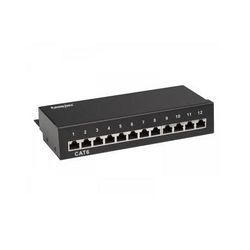 Platinum Tools 12-Port Cat6 Shielded Wall Mount Patch Panel 667-12C6S