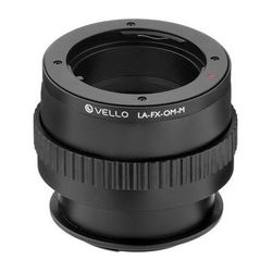 Vello Olympus OM Lens to Fujifilm X-Mount Camera Lens Adapter with Macro LA-FX-OM-M