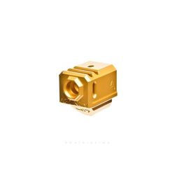 Agency Arms 417 Compensator Glock 17/19/34 Gen4 Gold 417-4-GLD