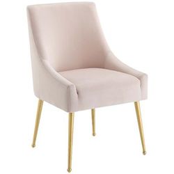 Discern Upholstered Performance Velvet Dining Chair in Pink - East End Imports EEI-3508-PNK