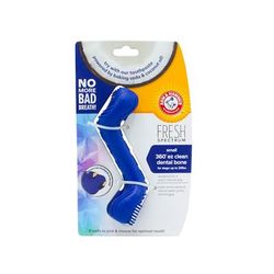 Fresh Spectrum 360 EZ Clean Dental Bone Dog Toy, Small, Blue