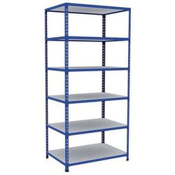 rayonnage d'archives rapid 2 1980x915x610 6 tab metal bleu
