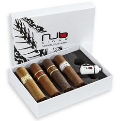 Nub By Oliva Variety Sampler With Cutter - 4-Cigar Sampler