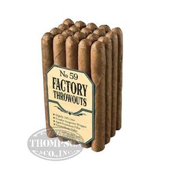 Factory Throwouts No. 59 Sun Grown Lonsdale - PACK (20)