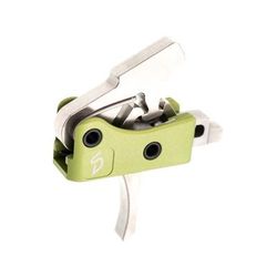 Stern Defense HS2 Hybrid 2 Stage NiB Drop In Trigger Green / Silver 009-H2S-NIB-D1-M