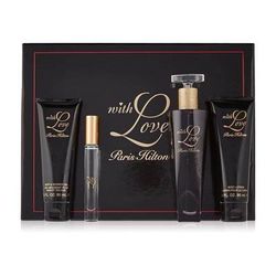 Paris Hilton With Love 4 Piece Set Standard Eau De Parfum for Women